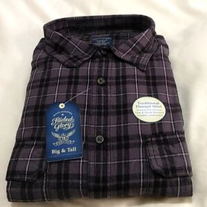 Faded Glory mens flannel shirt sz XLT/XGA